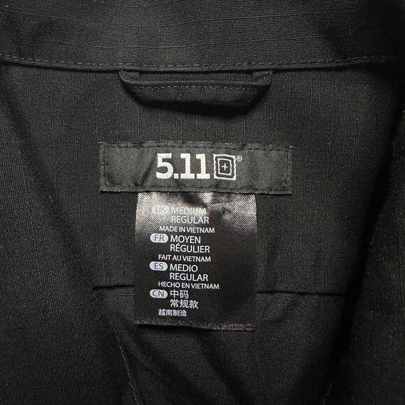 5.11 Tactical Taclite Men's Ripstop TDU Long Sleeve Shirt, Teflon Treated NWOT - Picture 3 of 9